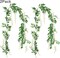 2Pcs 6ft Artificial Wisteria Garland - Hanging Floral Vine for Home, Garden, Outdoor Weddings, Arch & Floral Decor (White)